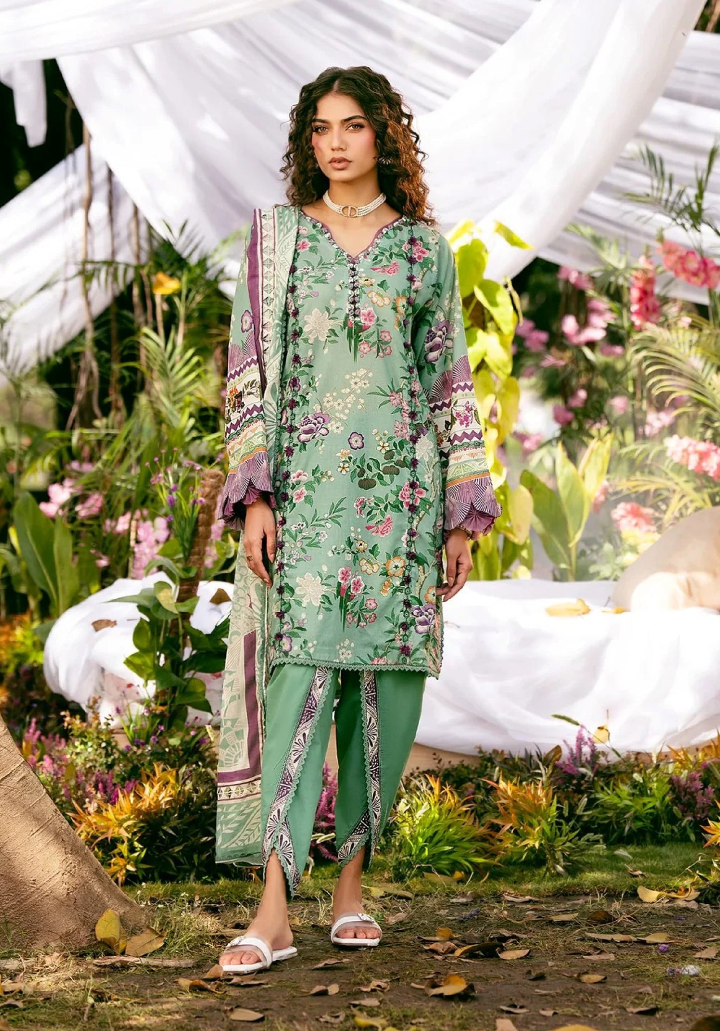 ELAF PREMIUM PRINTED LAWN VOL-2 UNSTITCHED COLLECTION 2025 | Minted Dream