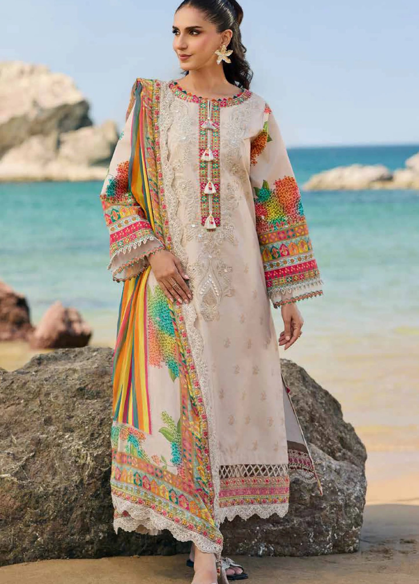 CHARIZMA SUN SHINE EID EDIT UNSTITCHED VOL 02 - CSN6-10