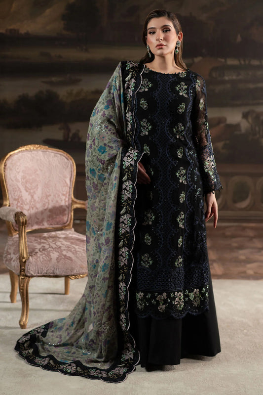 NUREH ELANORA LUXURY CHIFFON UNSTITCHED COLLECTION 2025 | NEL-71