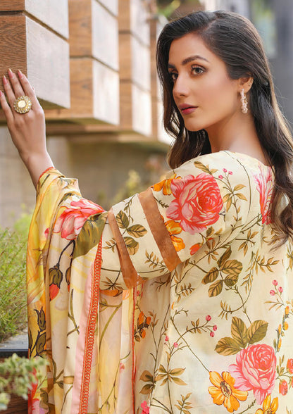 Sidra Aleem Print Series Lawn Collection 25 |ROSE