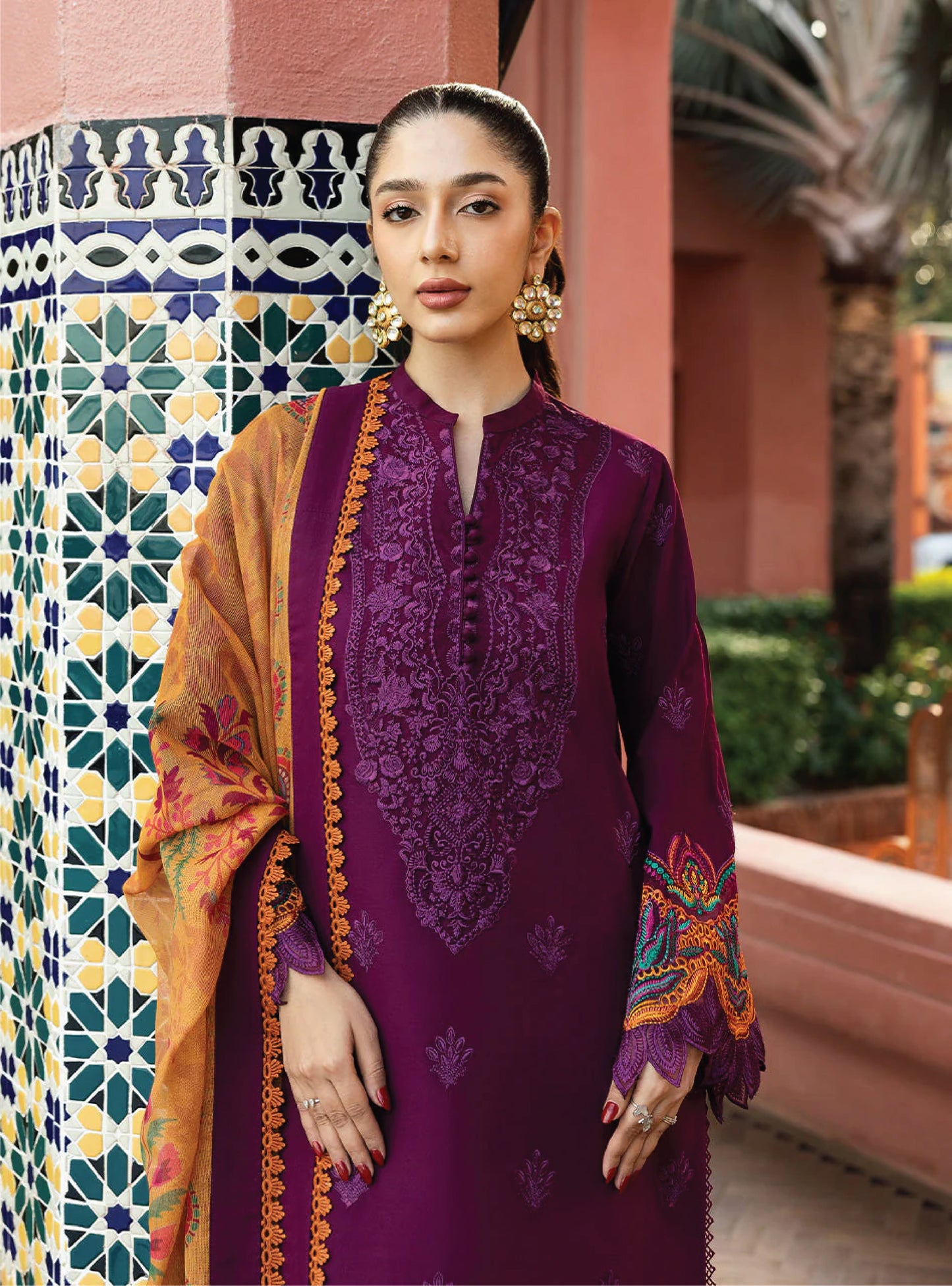 Zainab Chottani Chikankari Lawn 2025 - 6B