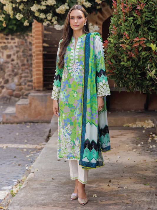 RajBari Nissa Floral Symphony Lawn 25 |D4