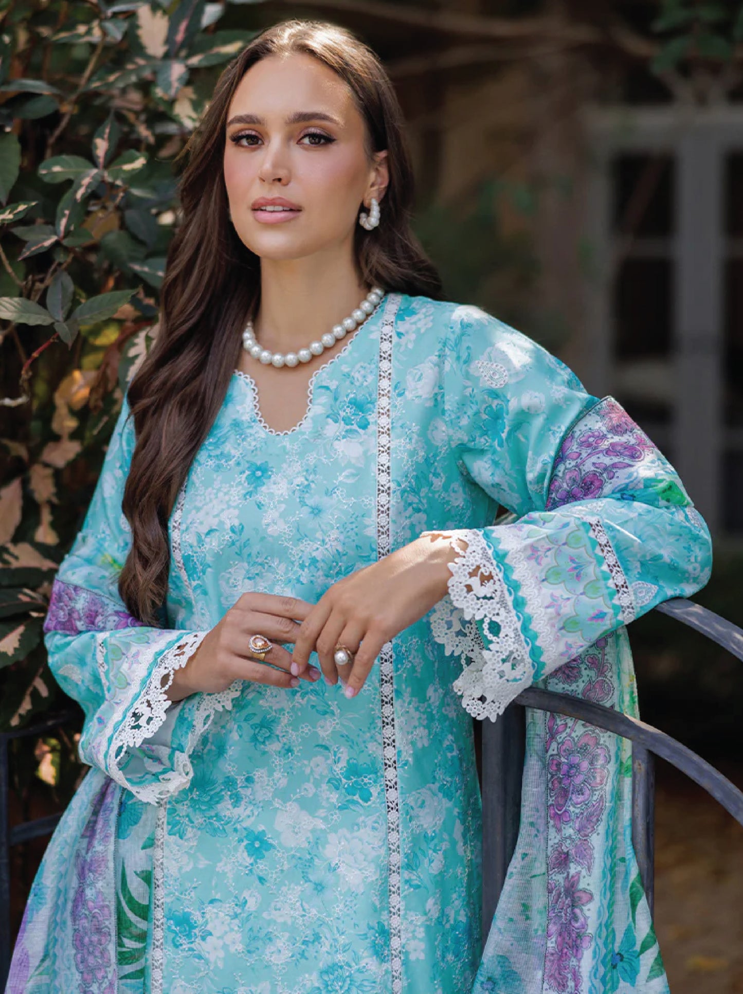 RajBari Nissa Floral Symphony Lawn 25 |D9