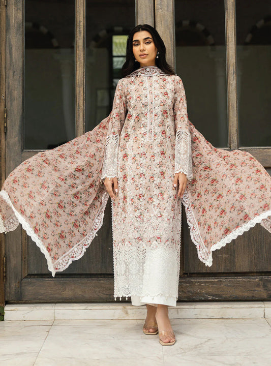 Zainab Chottani Chikankari Lawn 2025 - 9A