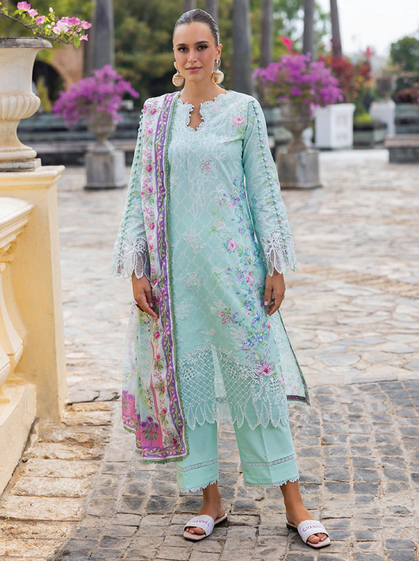 RajBari Nissa Floral Symphony Lawn 25 |D6