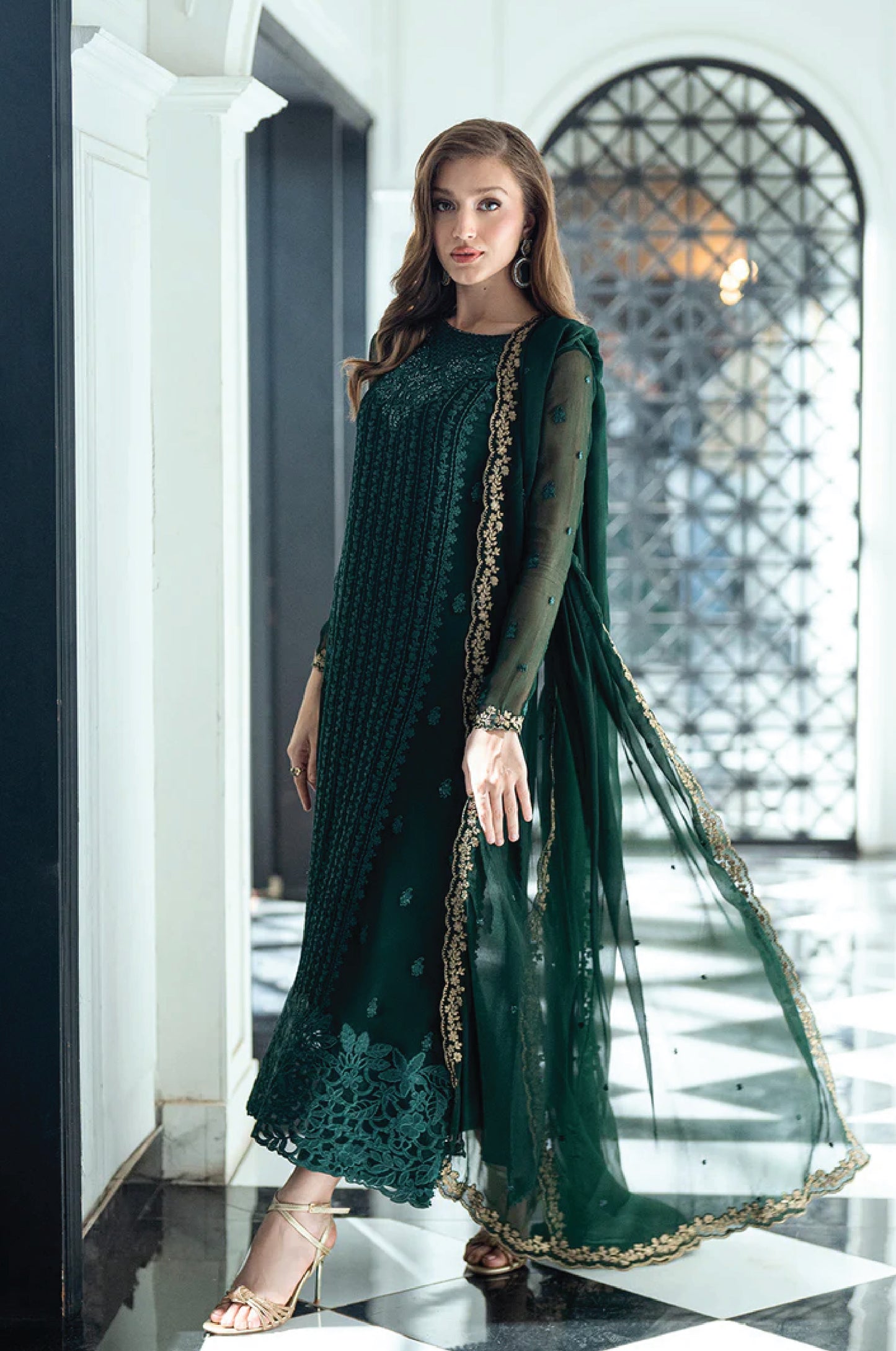 Azure Ensembles Festive Collection 25 |Emerald Whisper