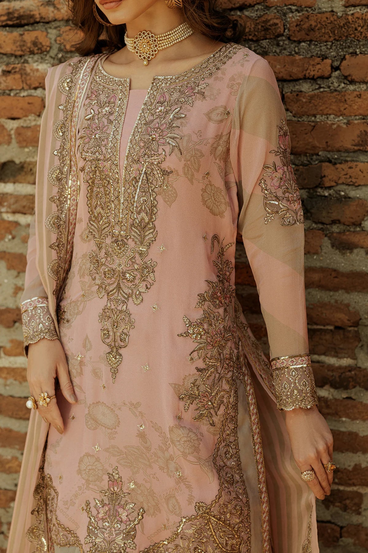 3-PC Unstitched Luxury Chiffon Collection VSL25-01