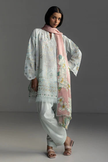 COCO BY ZARA SHAHJAHAN LAWN UNSTITCHED'26| VEYA-7B