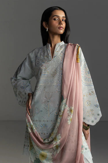 COCO BY ZARA SHAHJAHAN LAWN UNSTITCHED'26| VEYA-7B