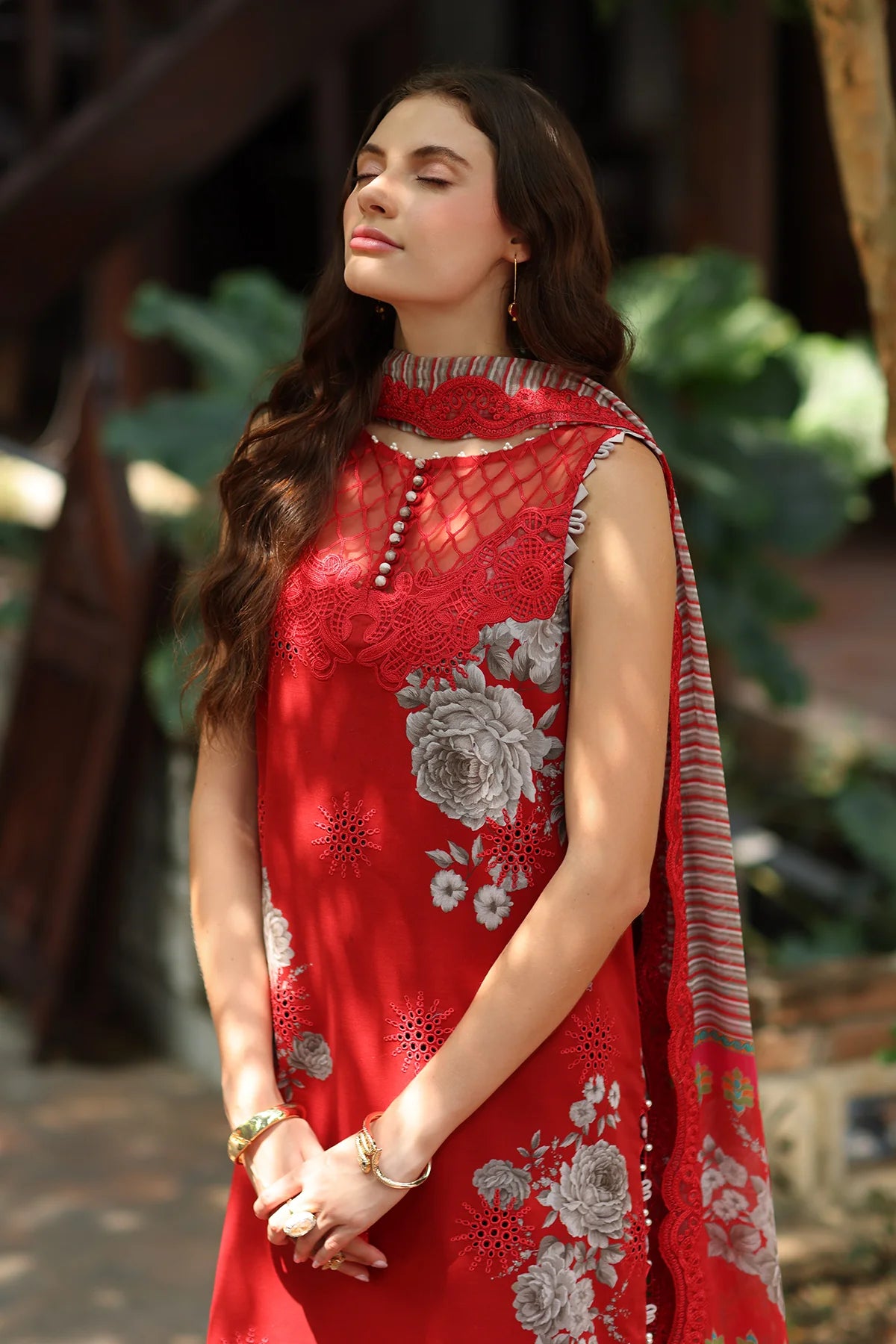 CHARIZMA REEM EMBROIDERED LAWN COLLECTION'26 | RM6-07