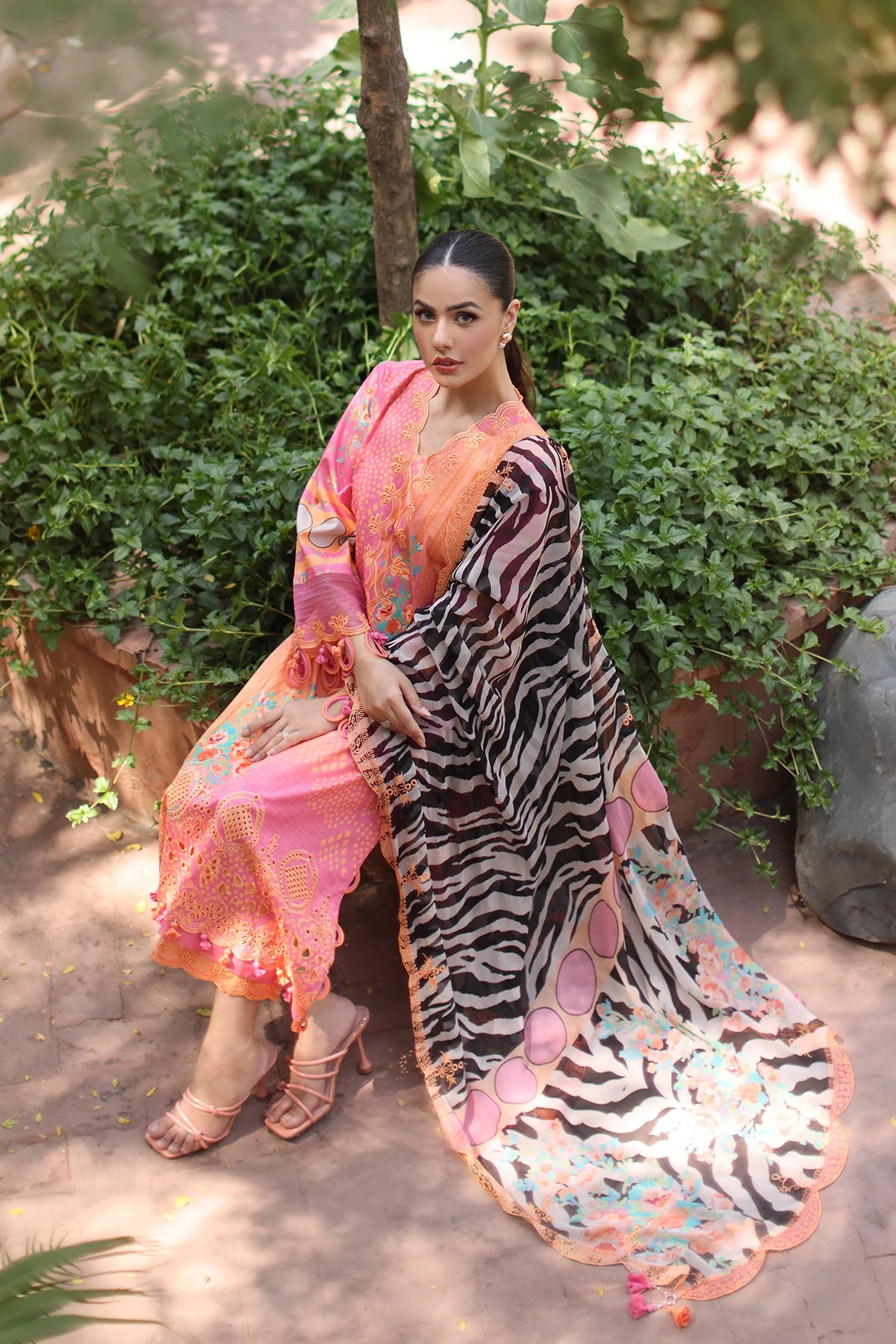 CHARIZMA COMBINATION EMBROIDERED VOL-1 UNSTITCHED'26| CC6-010