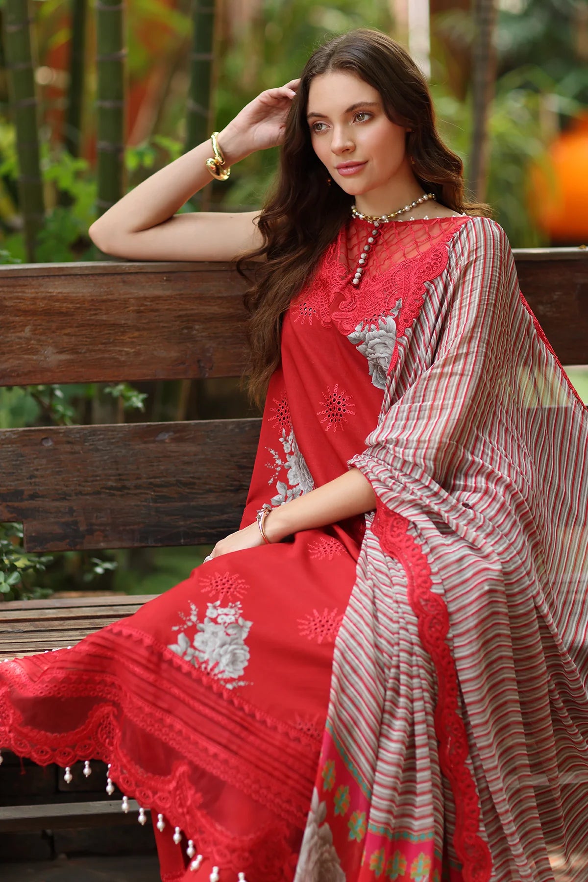 CHARIZMA REEM EMBROIDERED LAWN COLLECTION'26 | RM6-07
