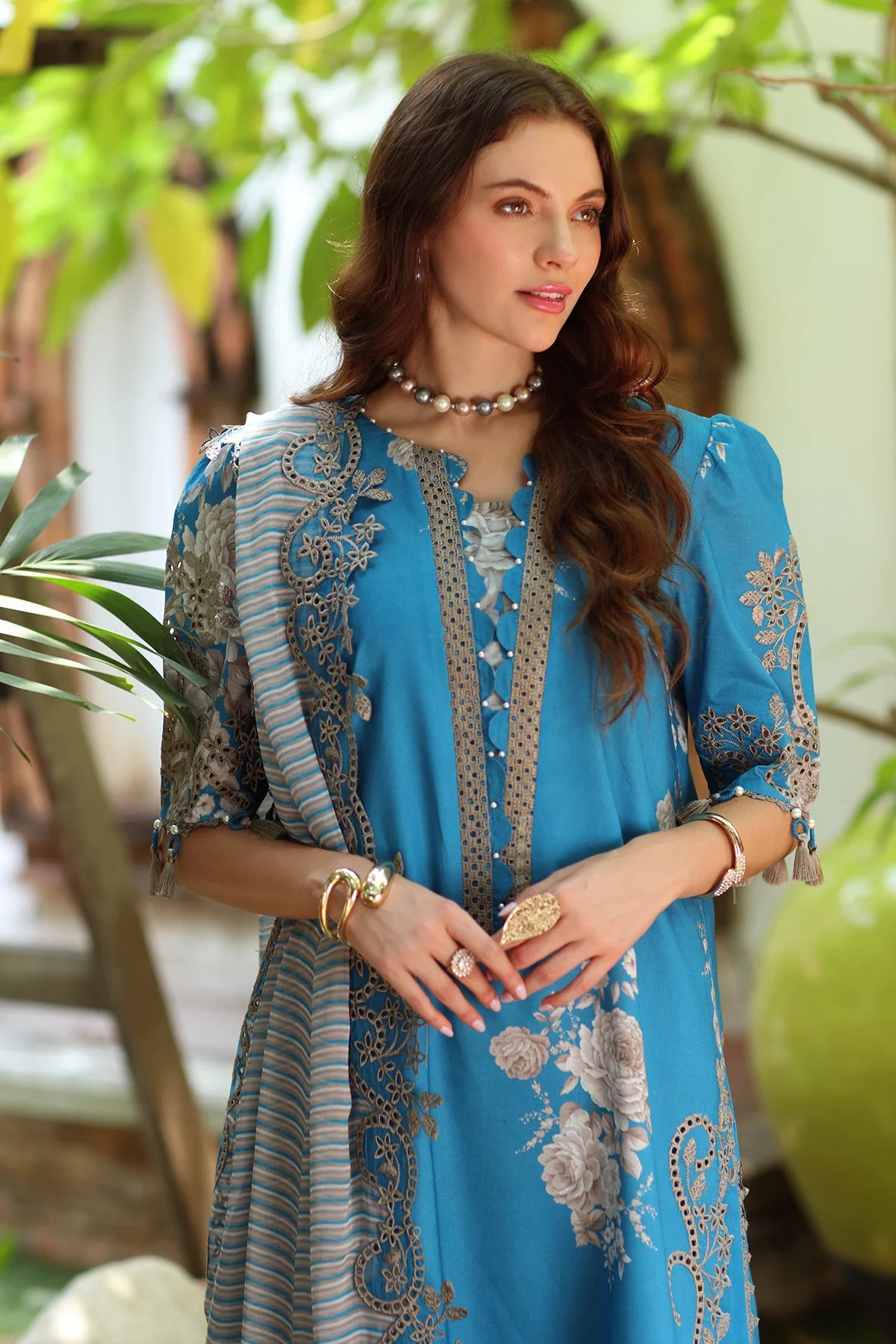 CHARIZMA REEM EMBROIDERED LAWN COLLECTION'26 | RM6-03