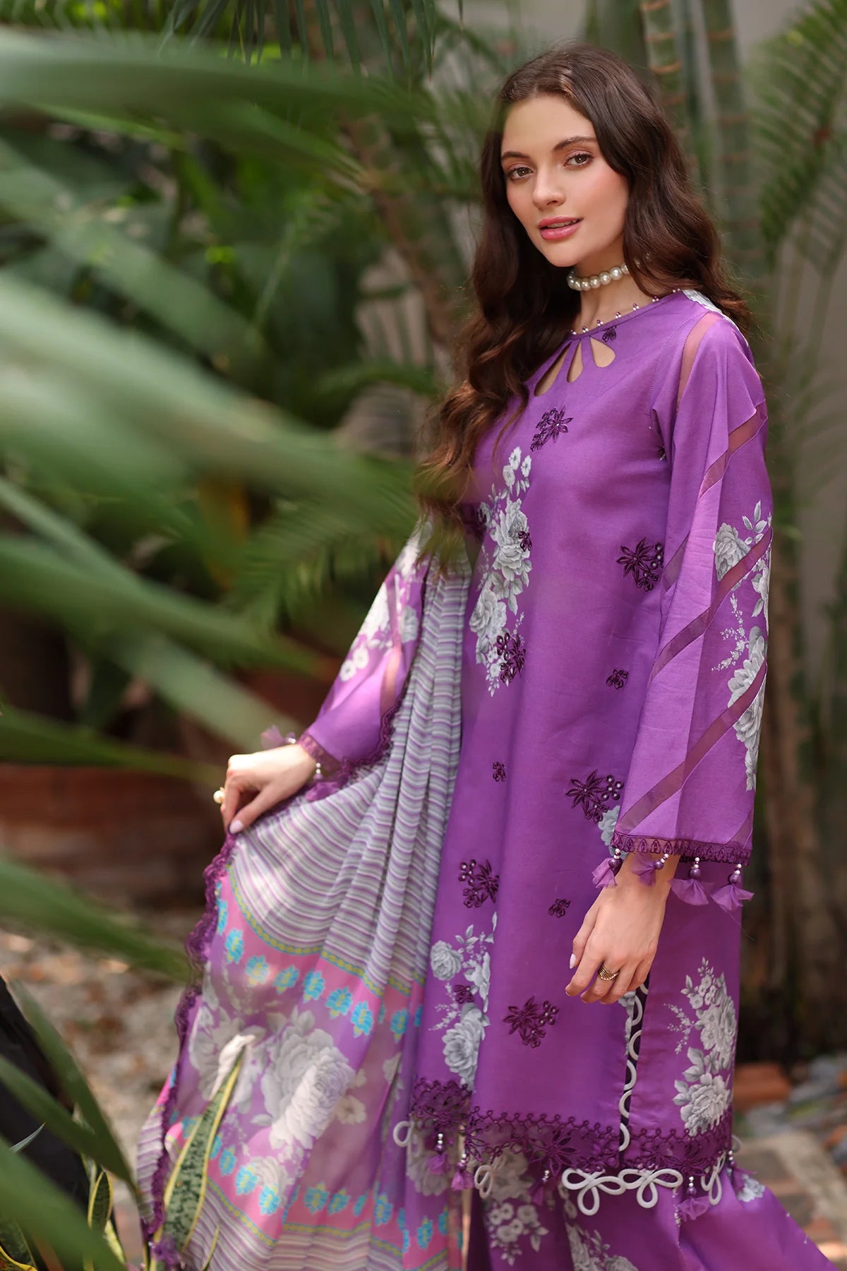 CHARIZMA REEM EMBROIDERED LAWN COLLECTION'26 | RM6-04