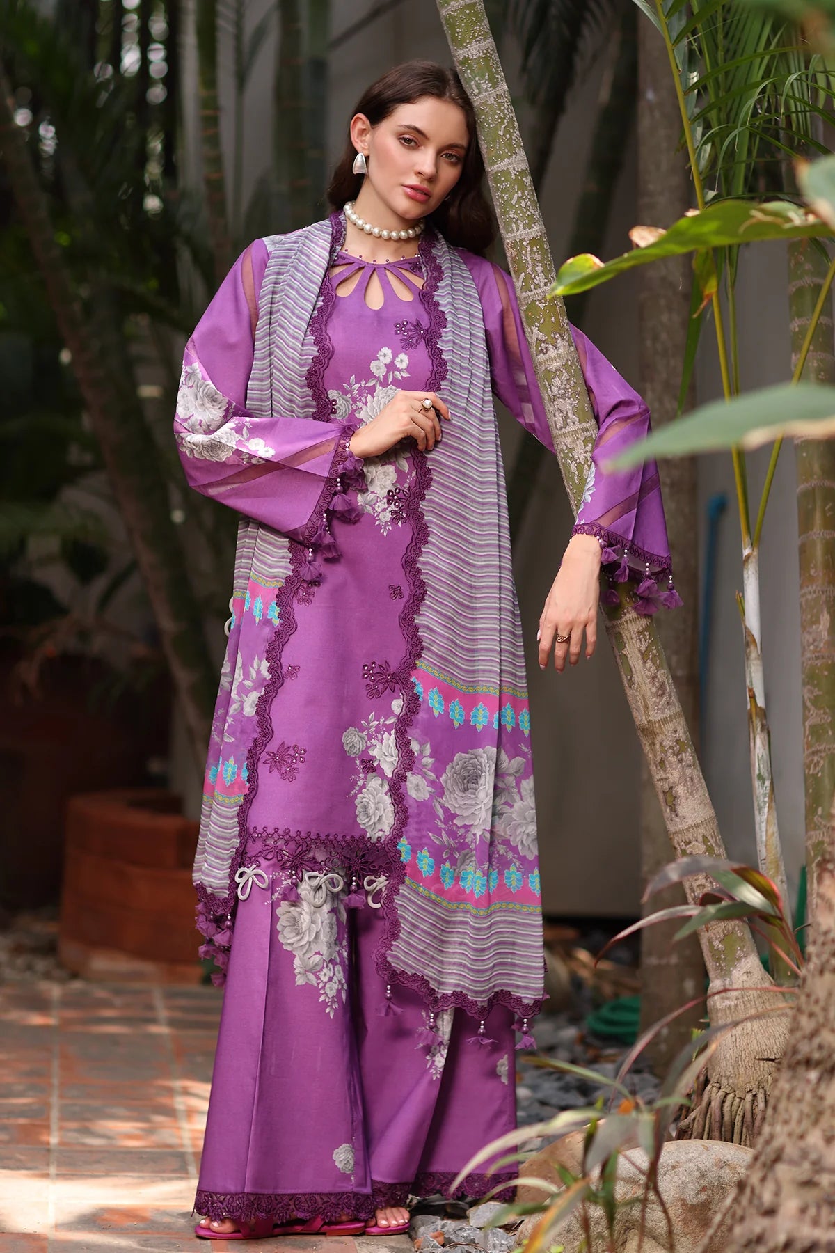 CHARIZMA REEM EMBROIDERED LAWN COLLECTION'26 | RM6-04