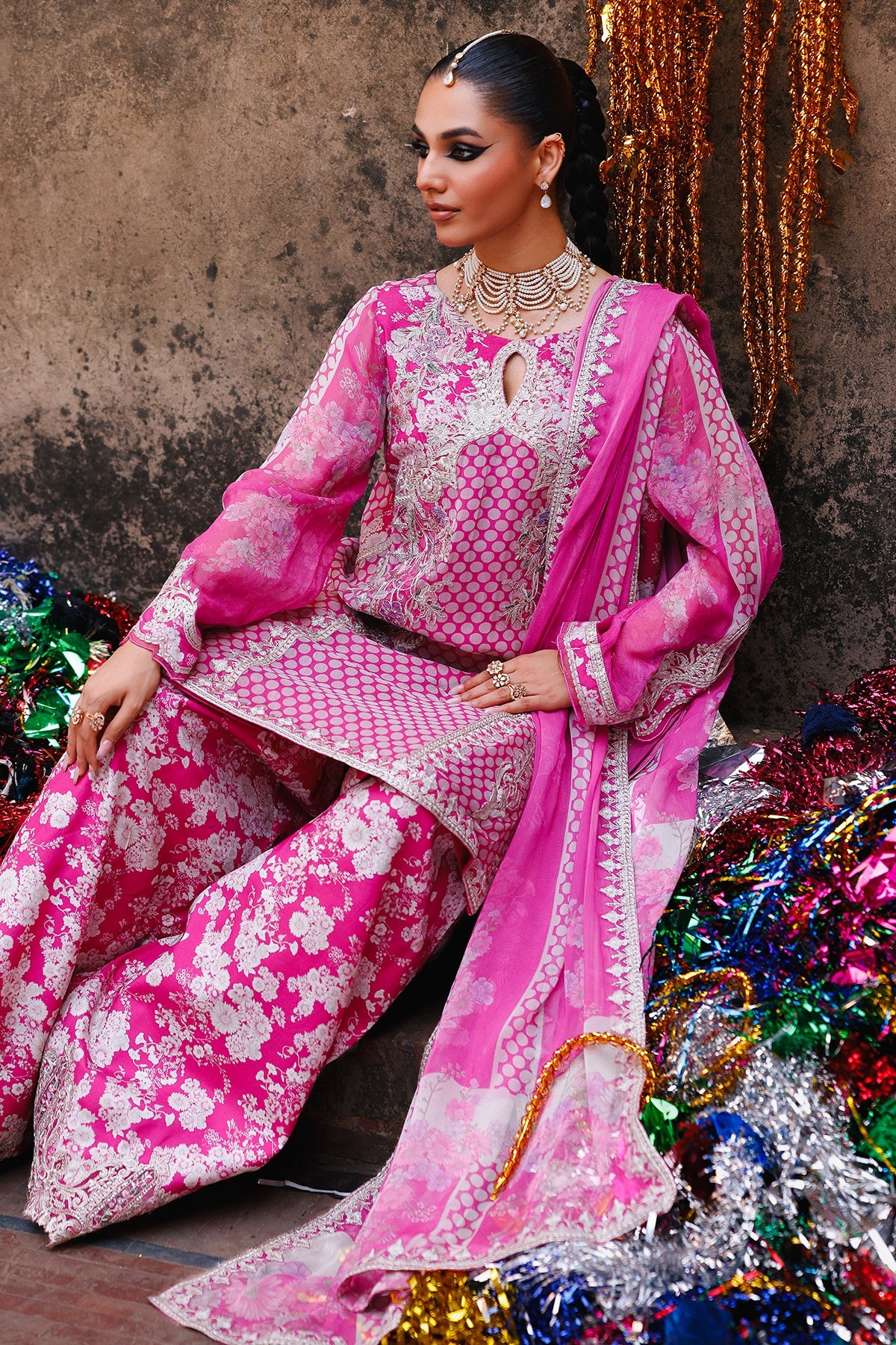 CHARIZMA VASAL LUXURY CHIFFON UNSTITCHED'26 | VSL6-14