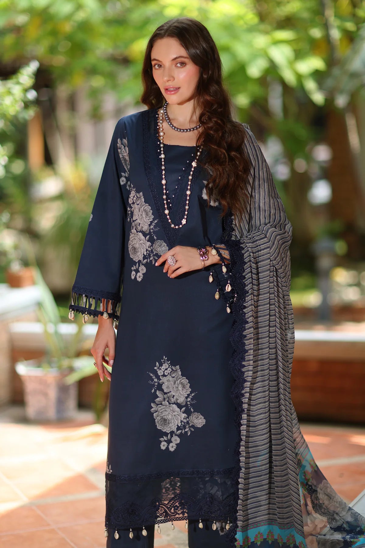 CHARIZMA REEM EMBROIDERED LAWN COLLECTION'26 | RM6-05