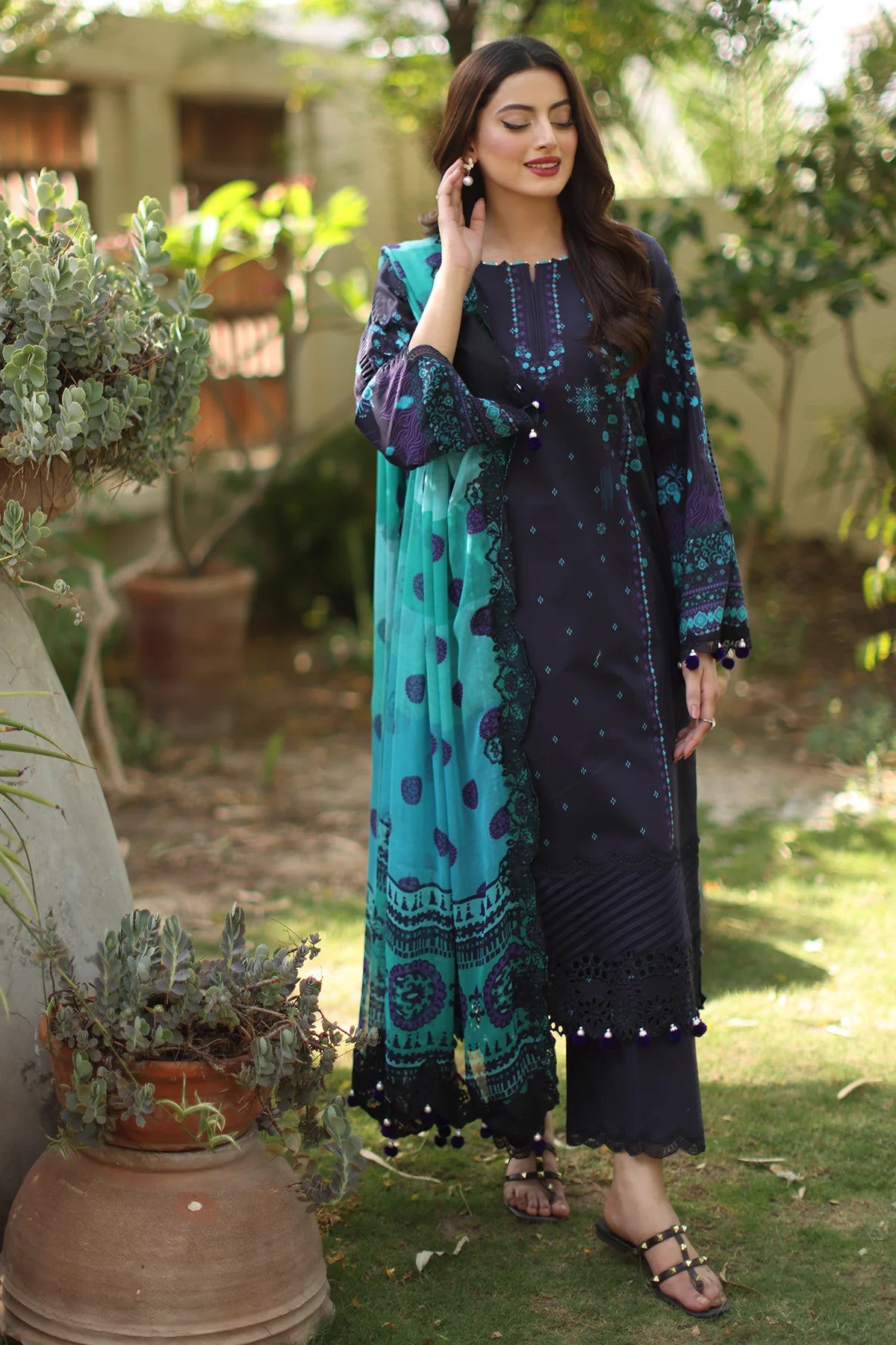 CHARIZMA COMBINATION EMBROIDERED VOL-1 UNSTITCHED'26| CC6-001