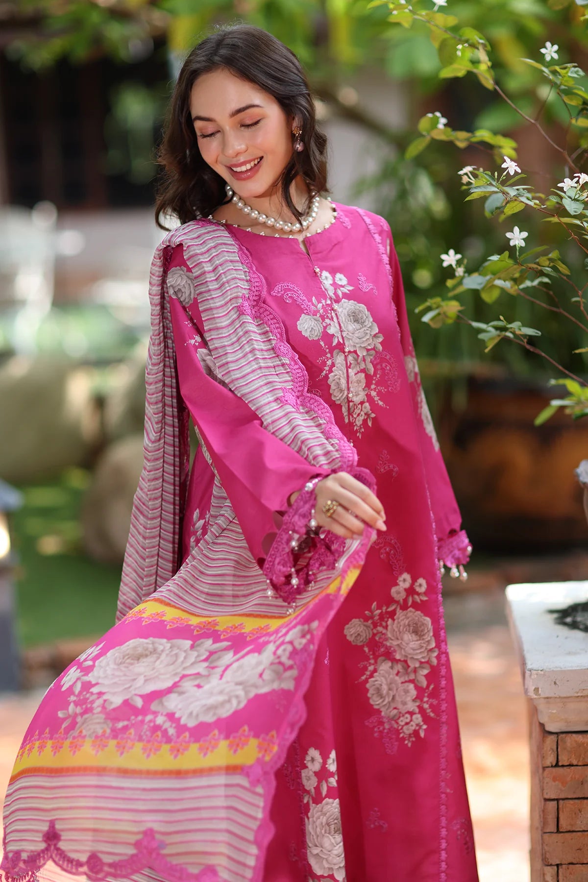 CHARIZMA REEM EMBROIDERED LAWN COLLECTION'26 | RM6-01