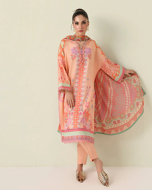 ROHEENAZ ROSETTE UNSTITCHED COLLECTION'26 | Warm Horizon