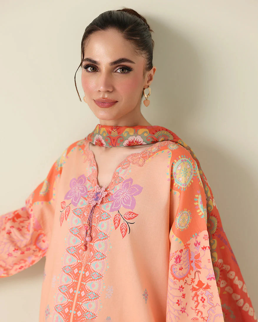 ROHEENAZ ROSETTE UNSTITCHED COLLECTION'26 | Warm Horizon