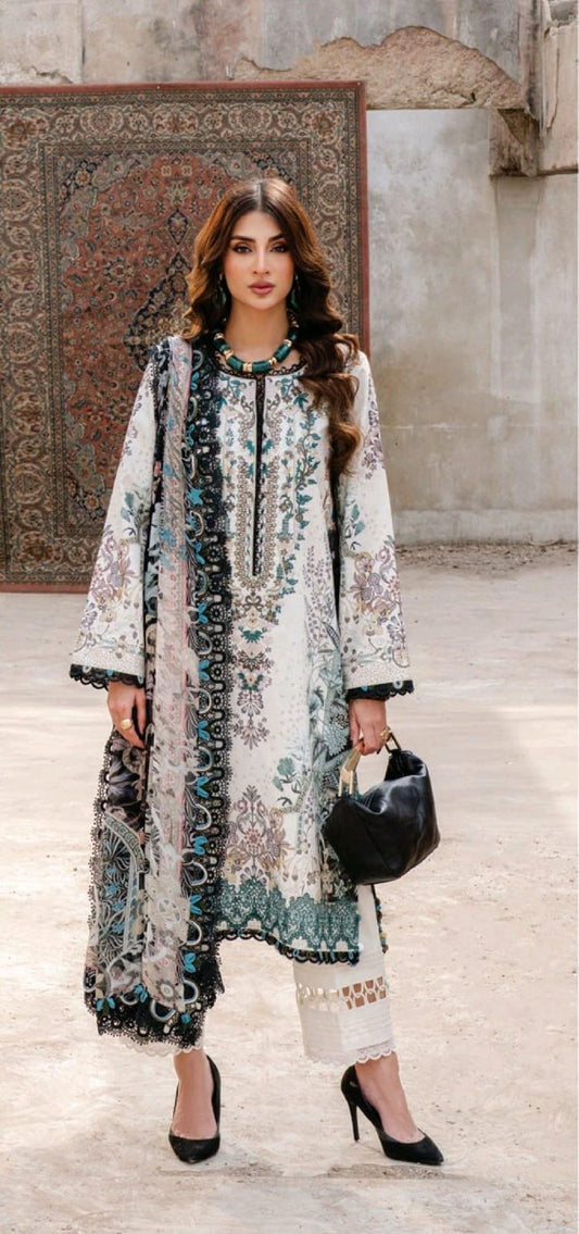 JADE BLISS PRINTED LAWN UNSTITCHED'26 | 20875