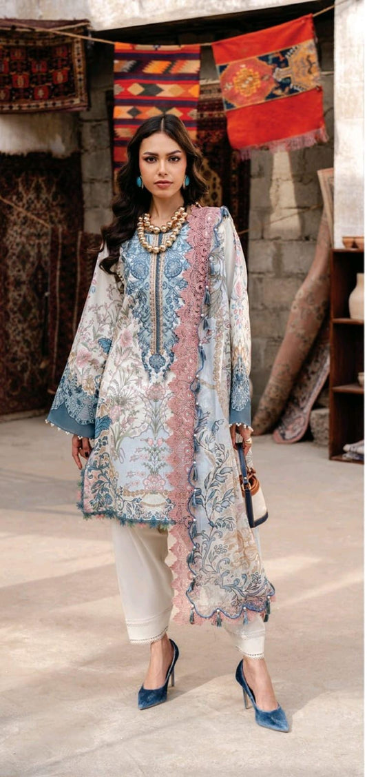 JADE BLISS PRINTED LAWN UNSTITCHED'26 | 20874