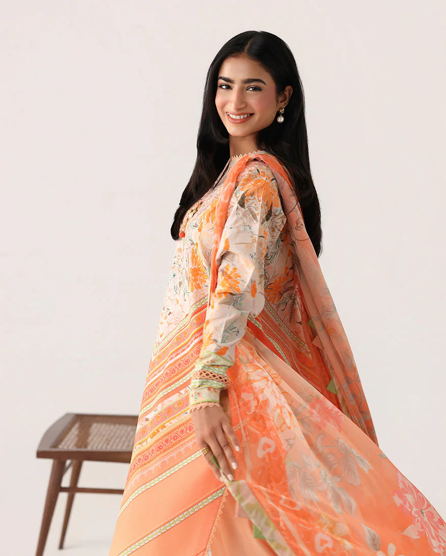 ROHEENAZ ROSETTE UNSTITCHED COLLECTION'26 | Whispering Wind