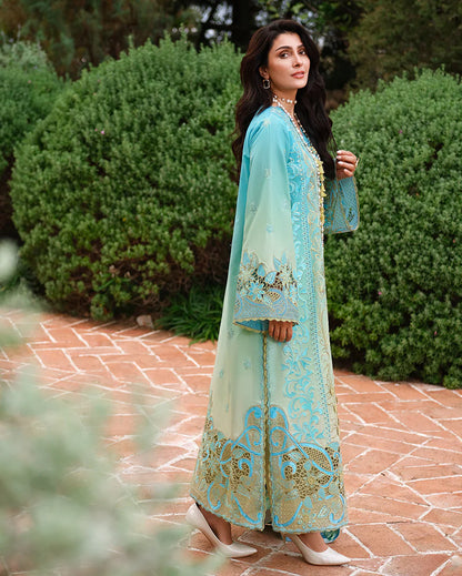 A MOI LUXURY LAWN BY MUSHQ UNSTITCHED'26 | Whispering Winds