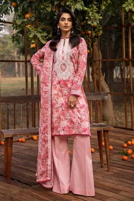 Gul Ahmed Summer Lawn Premium 2024 | BCT- 42003