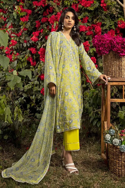 Gul Ahmed Summer Lawn Premium 2024 | BM - 42003