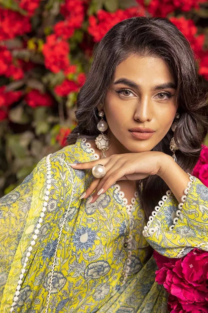 Gul Ahmed Summer Lawn Premium 2024 | BM - 42003