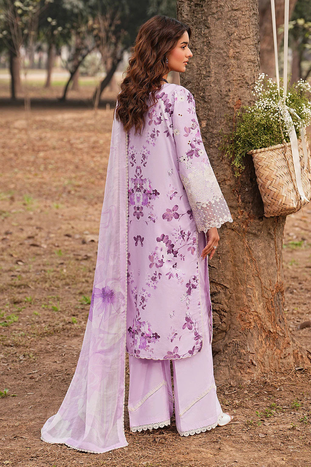DHANAK BY RAMSHA VOL-1 UNSTITCHED'26| DH-104
