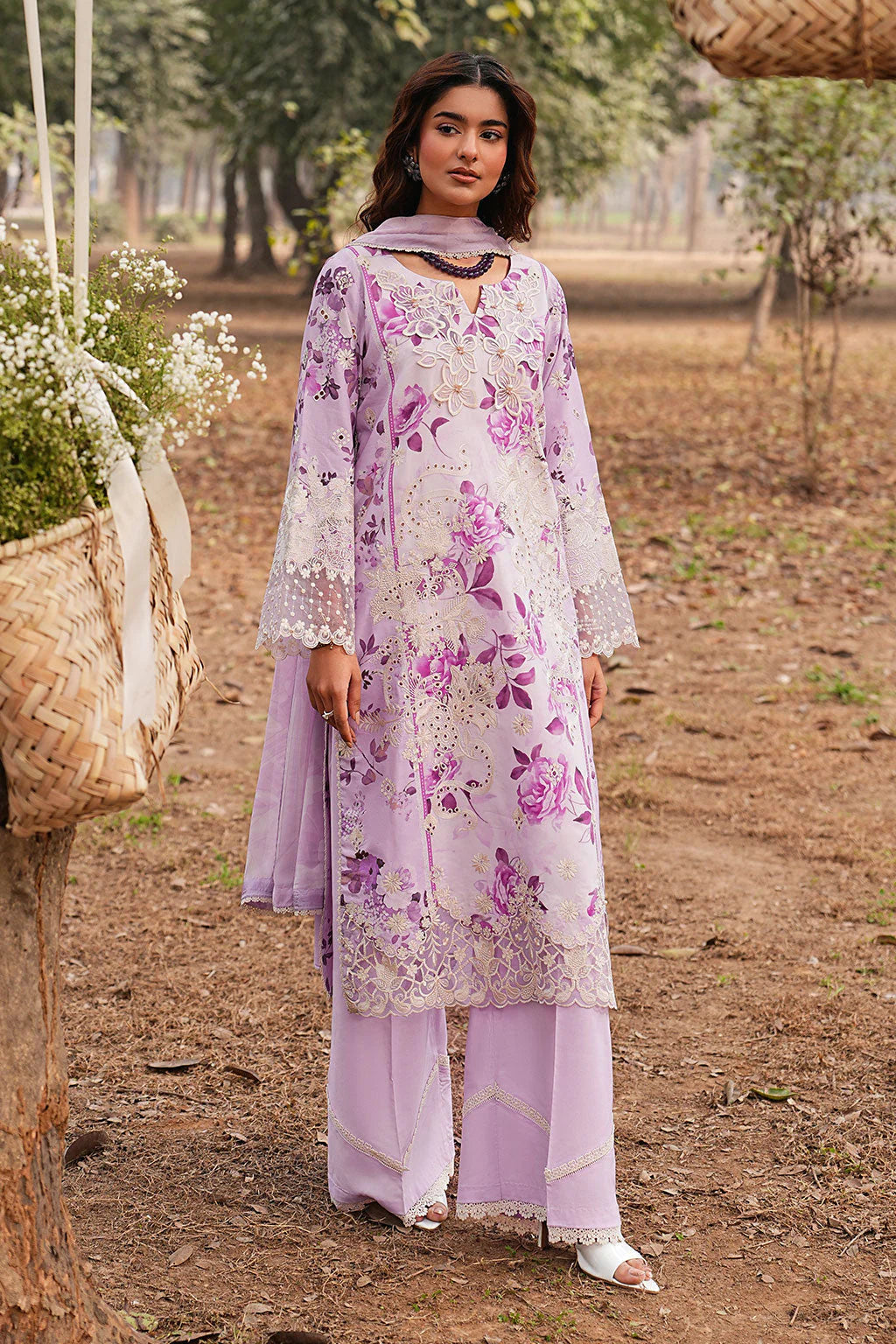 DHANAK BY RAMSHA VOL-1 UNSTITCHED'26| DH-104