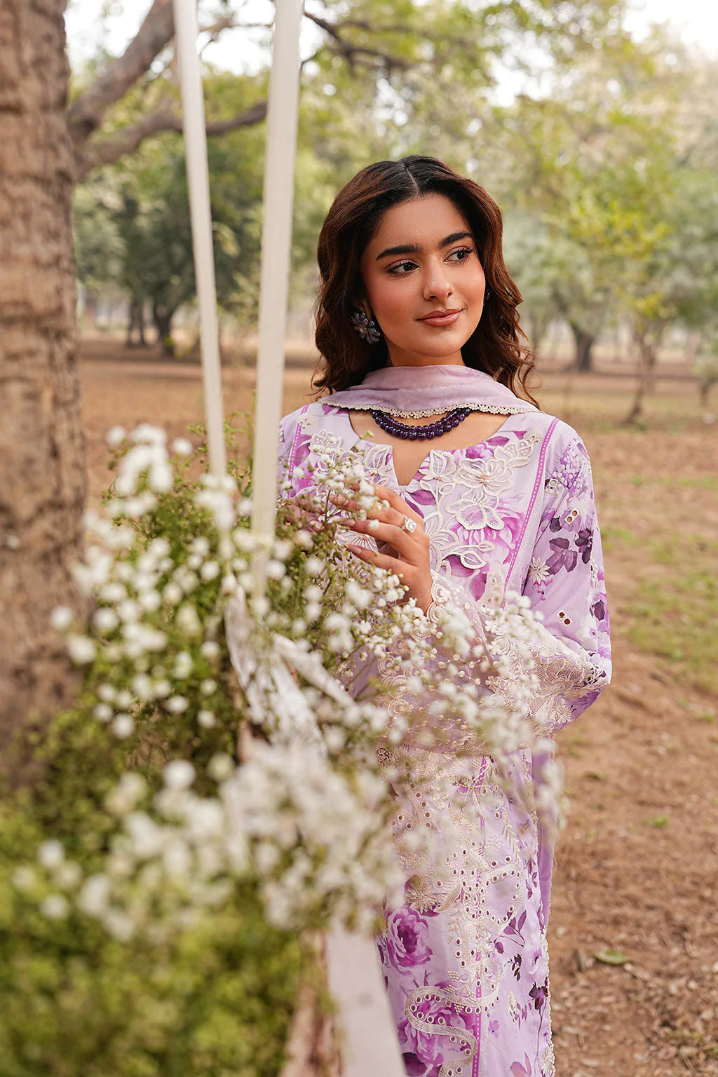 DHANAK BY RAMSHA VOL-1 UNSTITCHED'26| DH-104