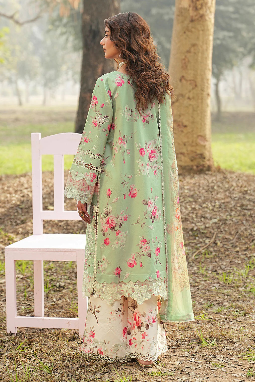 DHANAK BY RAMSHA VOL-1 UNSTITCHED'26| DH-101