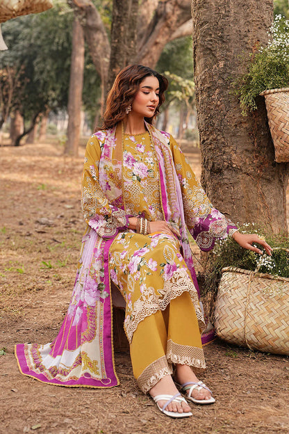 DHANAK BY RAMSHA VOL-1 UNSTITCHED'26| DH-110