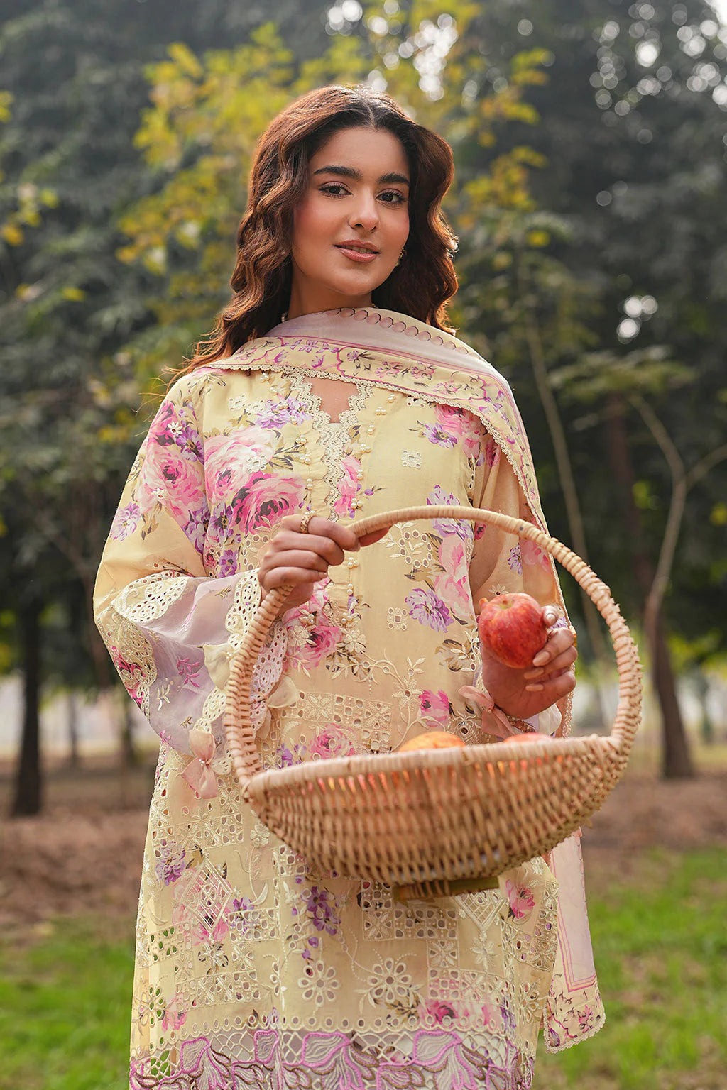DHANAK BY RAMSHA VOL-1 UNSTITCHED'26| DH-105
