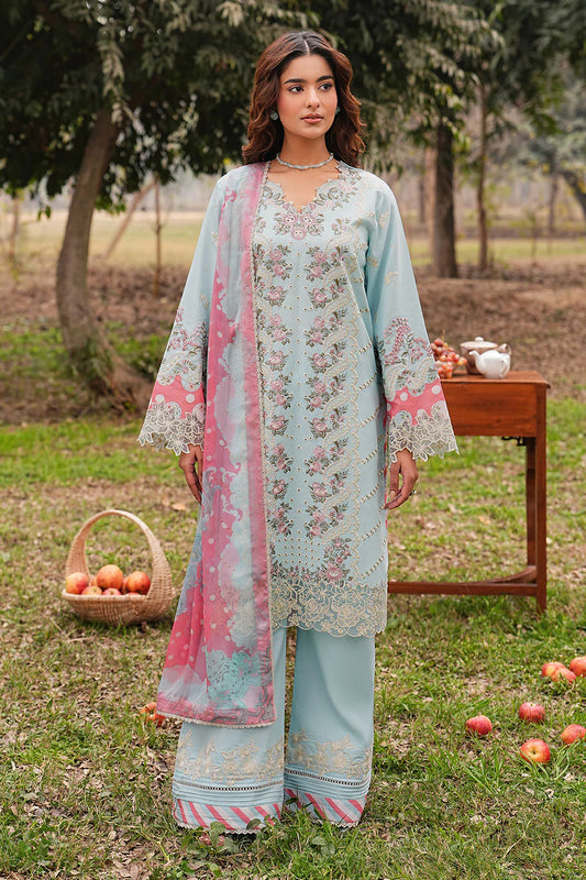 DHANAK BY RAMSHA VOL-1 UNSTITCHED'26| DH-106