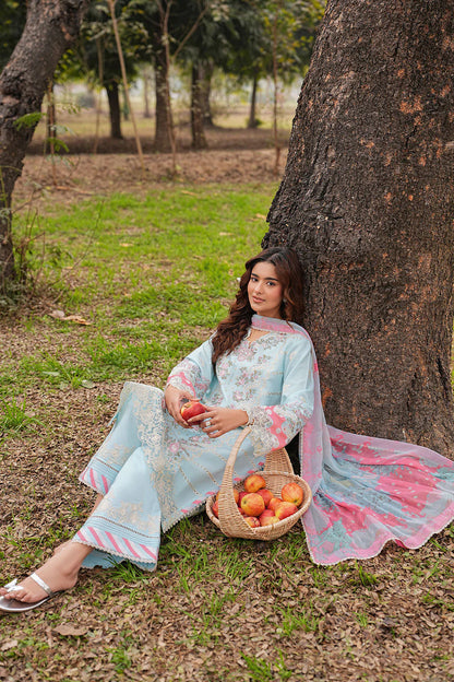 DHANAK BY RAMSHA VOL-1 UNSTITCHED'26| DH-106