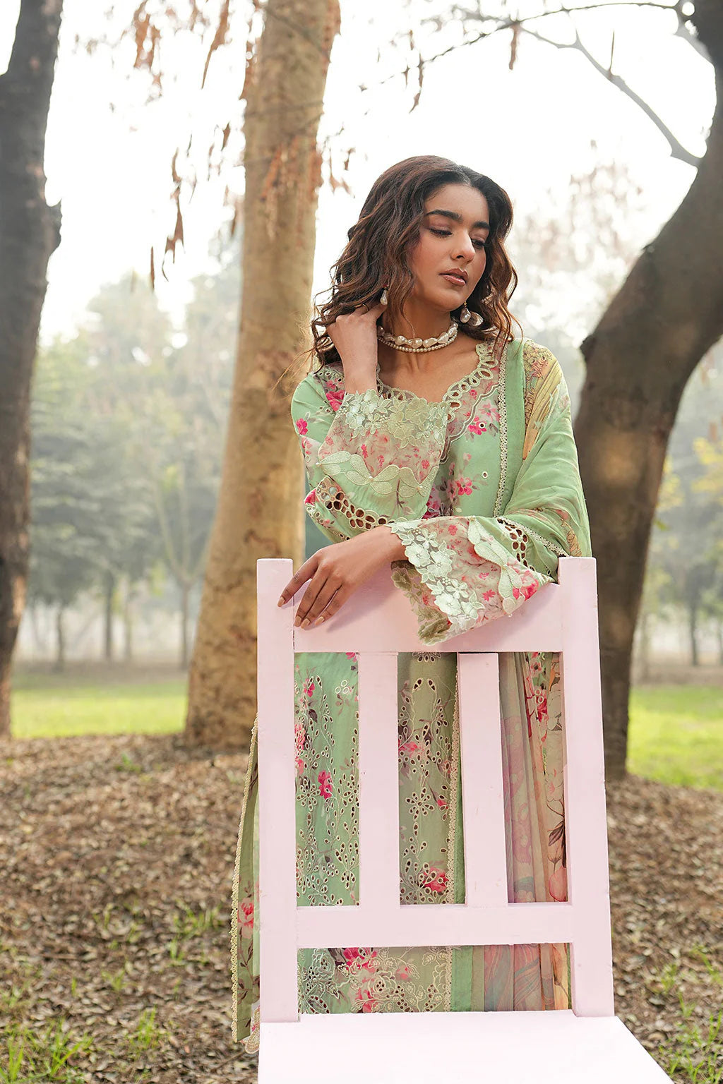 DHANAK BY RAMSHA VOL-1 UNSTITCHED'26| DH-101