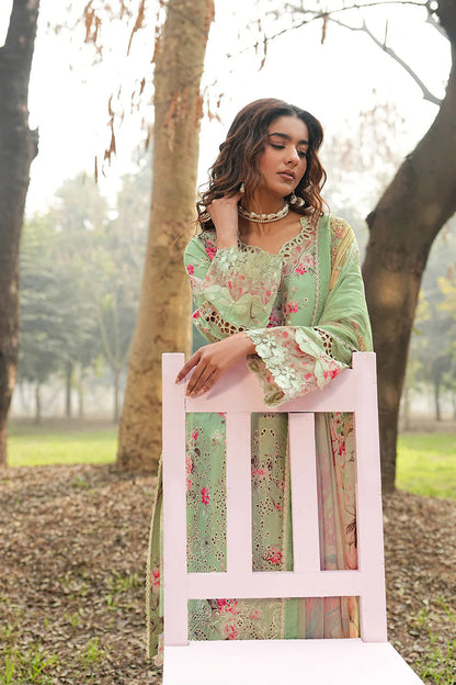 DHANAK BY RAMSHA VOL-1 UNSTITCHED'26| DH-101