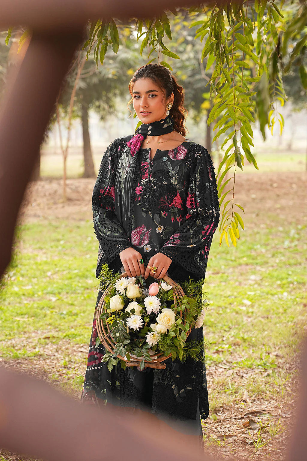 DHANAK BY RAMSHA VOL-1 UNSTITCHED'26| DH-102