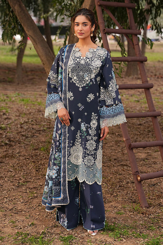 DHANAK BY RAMSHA VOL-1 UNSTITCHED'26| DH-107