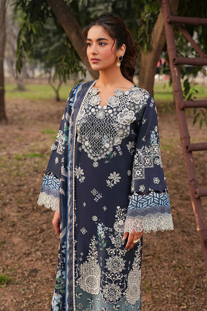 DHANAK BY RAMSHA VOL-1 UNSTITCHED'26| DH-107