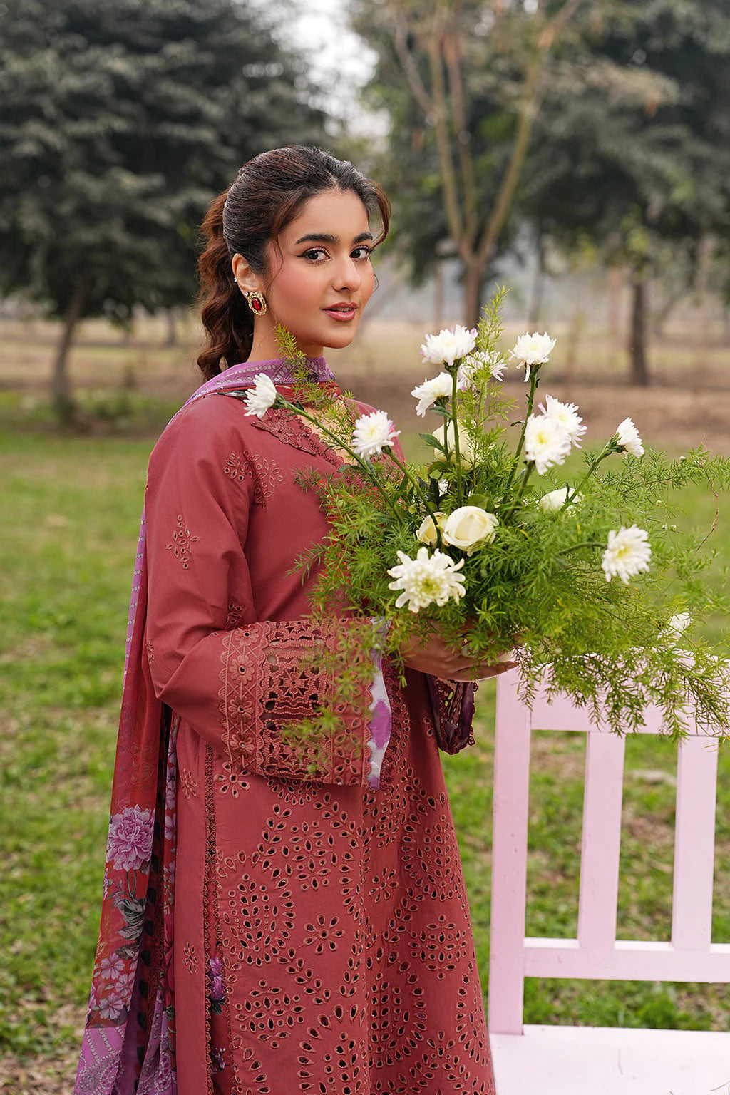 DHANAK BY RAMSHA VOL-1 UNSTITCHED'26| DH-108
