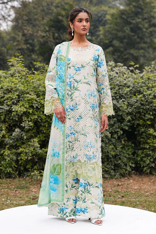 DHANAK BY RAMSHA VOL-1 UNSTITCHED'26| DH-109
