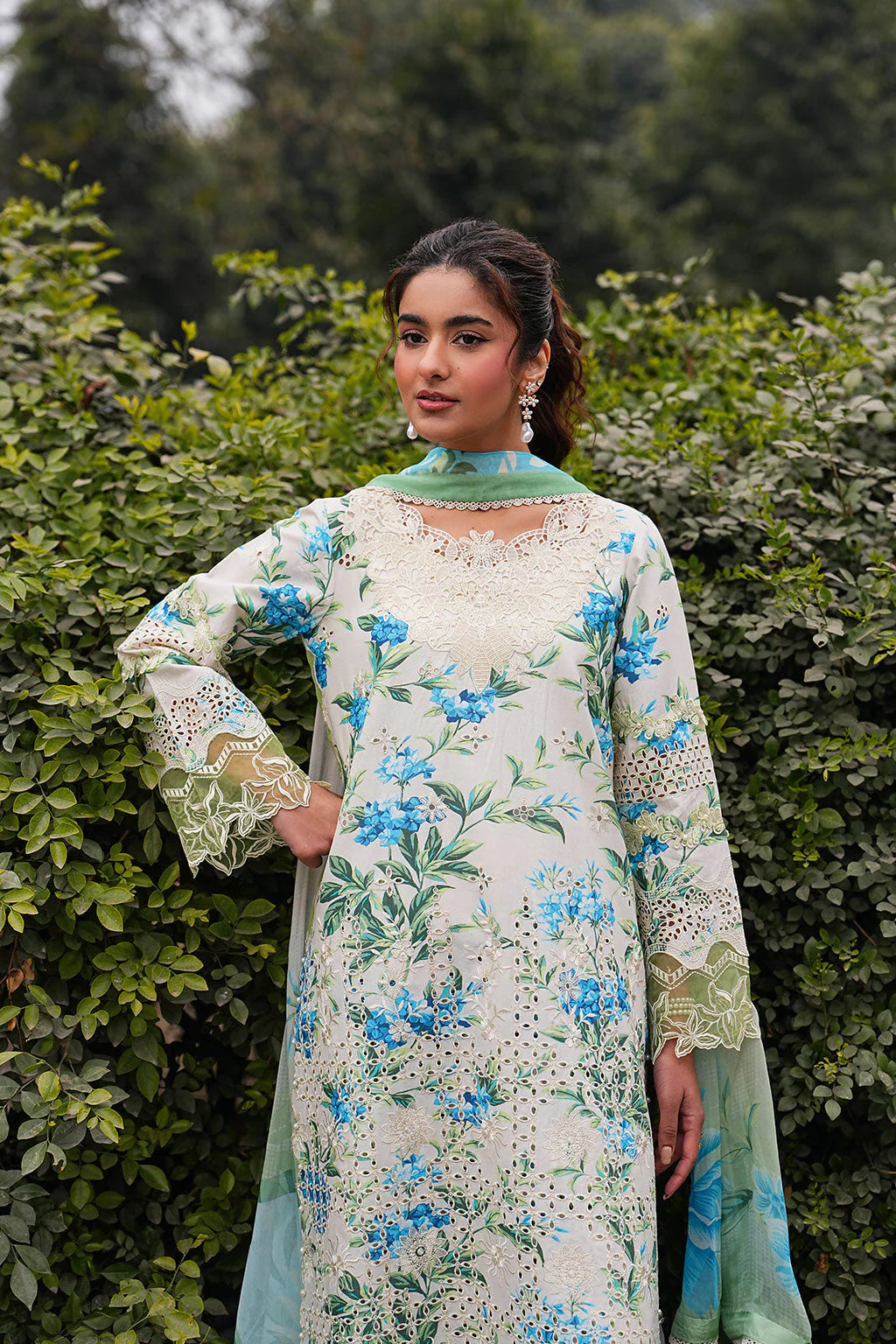 DHANAK BY RAMSHA VOL-1 UNSTITCHED'26| DH-109