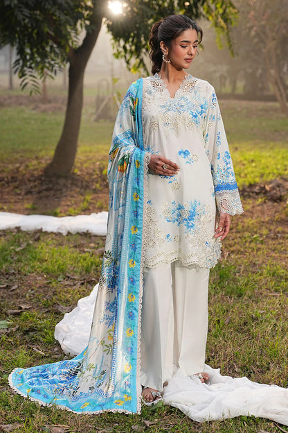 DHANAK BY RAMSHA VOL-1 UNSTITCHED'26| DH-103
