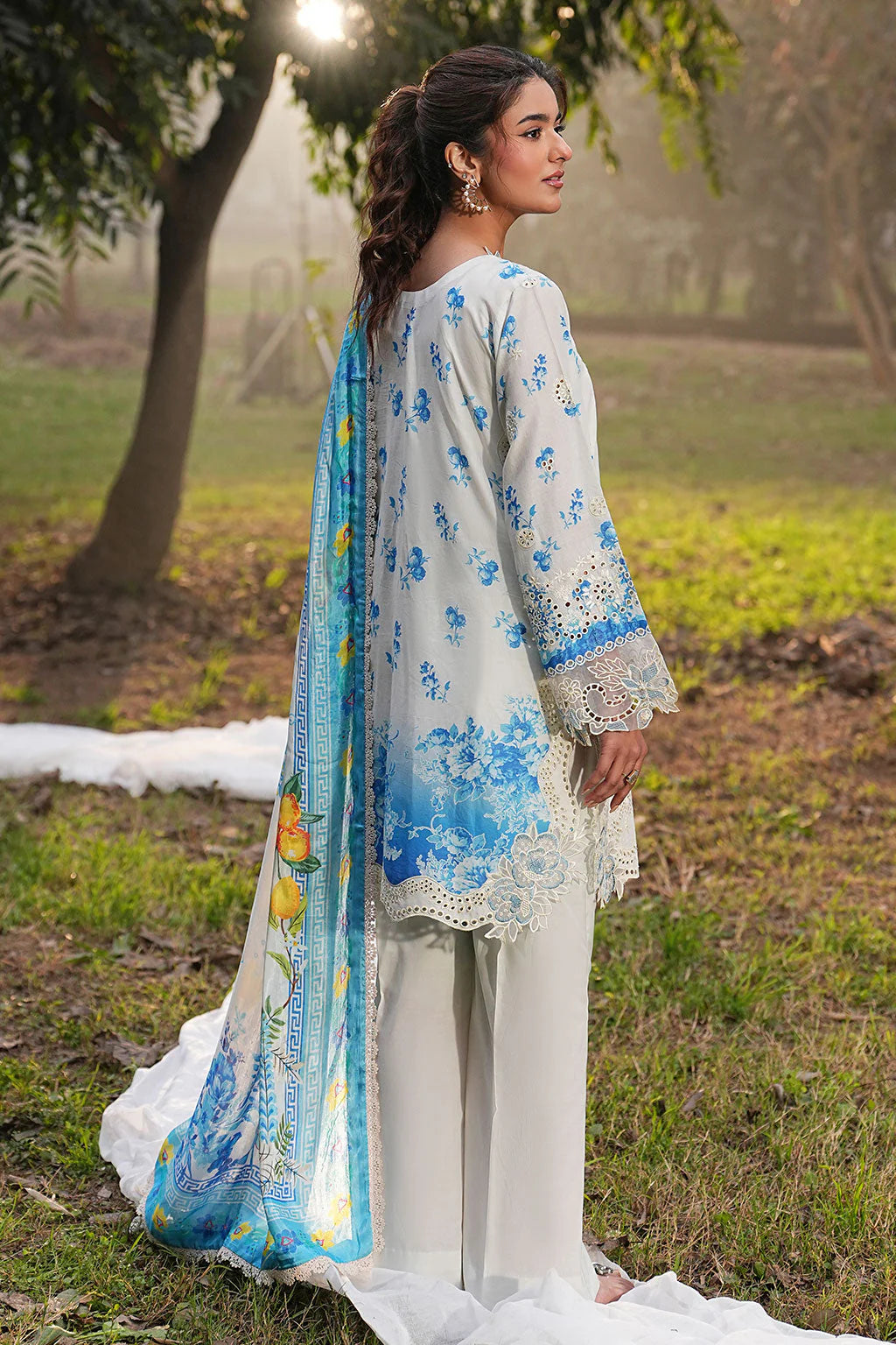 DHANAK BY RAMSHA VOL-1 UNSTITCHED'26| DH-109